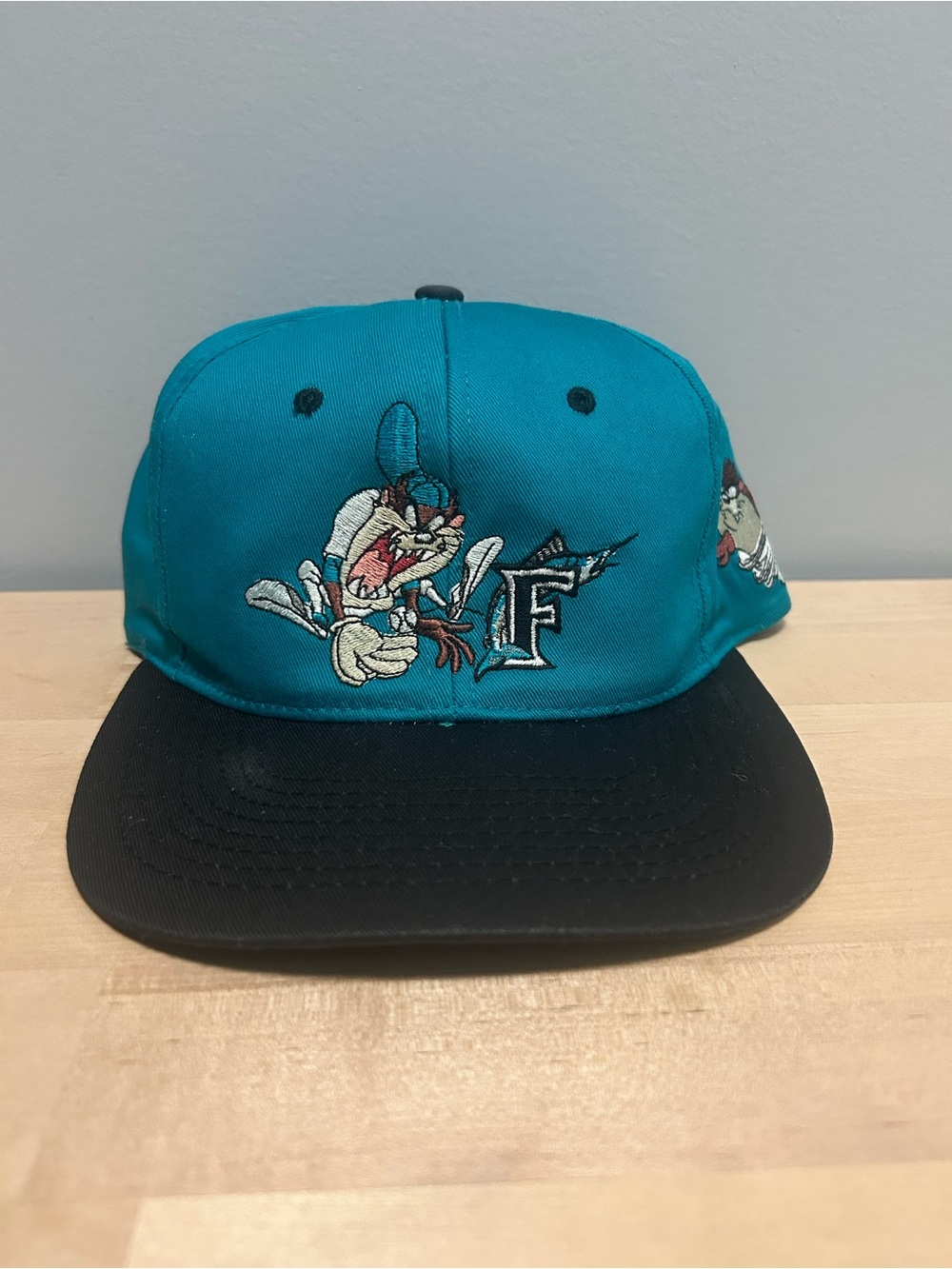 Florida Marlins x Tasmanian Devil Taz Looney Toons Vintage Snapback